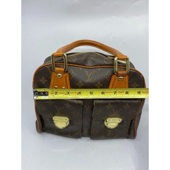 Louis Vuitton Manhattan PM Brown Tote Handbag - Picture 11 of 16